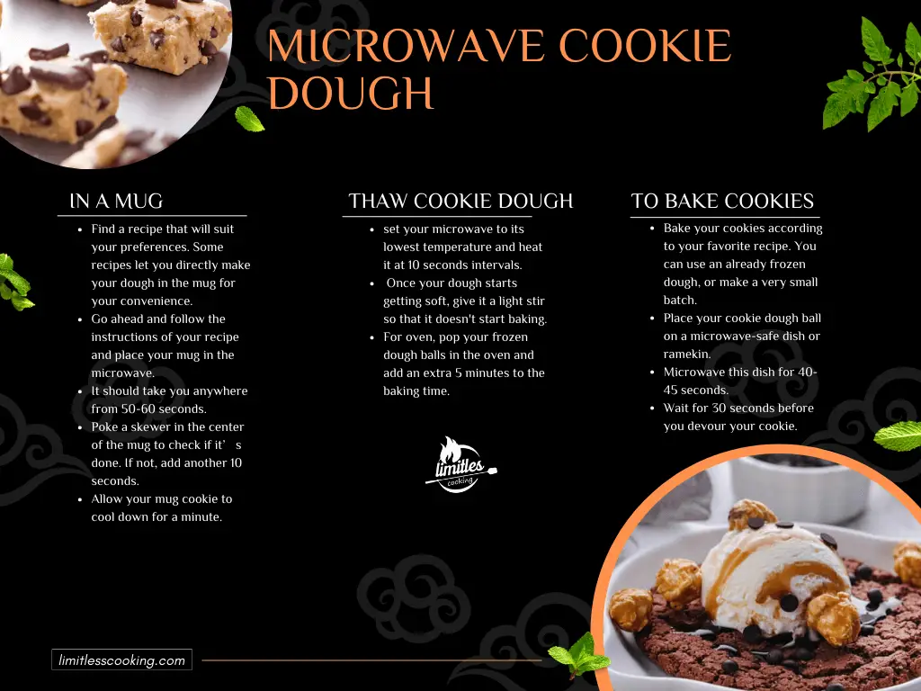 Different Ways to Microwave Cookie Dough: All at a Glance
