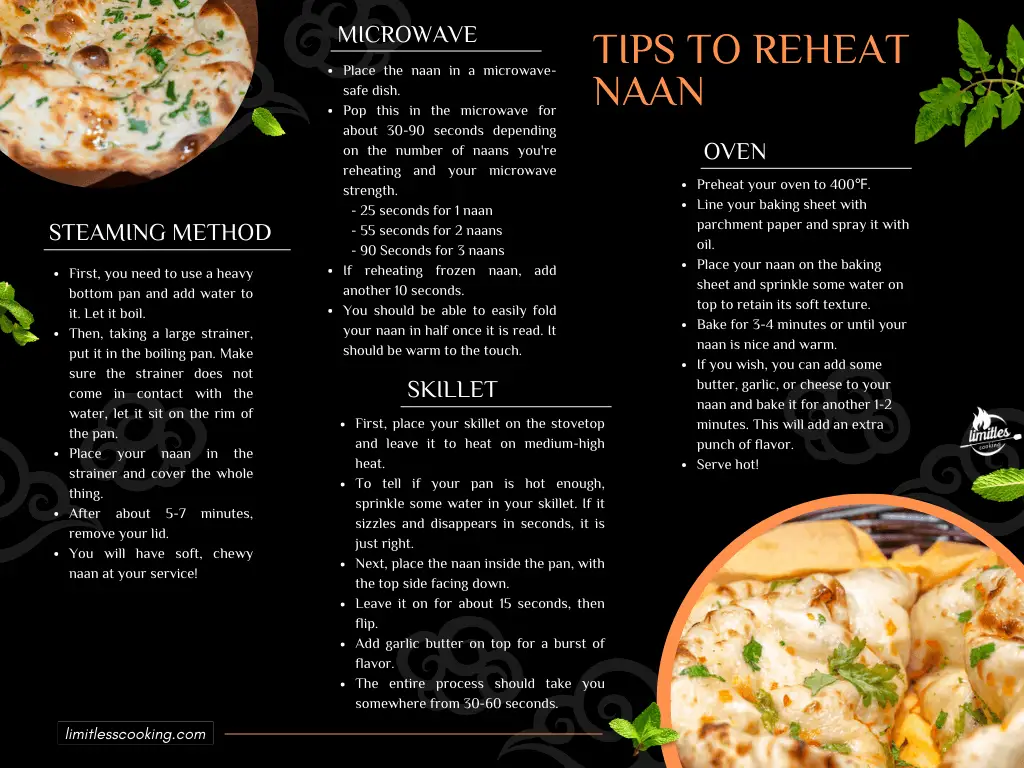 4 easy methods to reheat naan