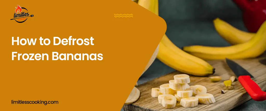 how to defrost frozen bananas